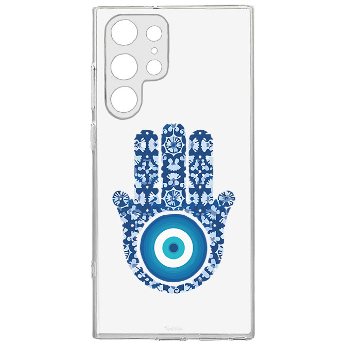 کاور طرح Evil Eye مناسب برای گوشی موبایل سامسونگ Galaxy S22 Ultra
