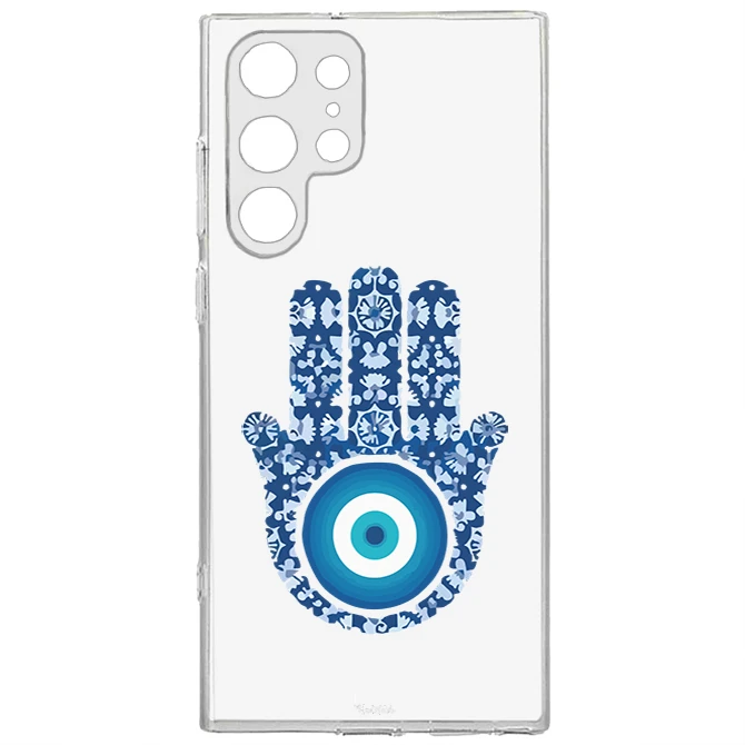 کاور طرح Evil Eye مناسب برای گوشی موبایل سامسونگ Galaxy S22 Ultra