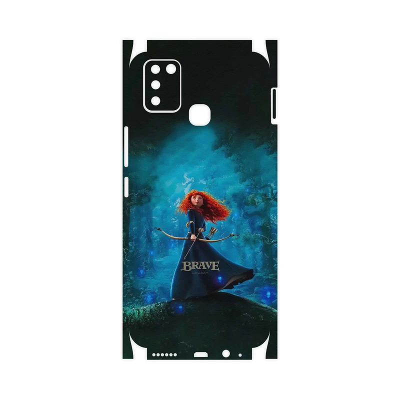 برچسب پوششی ماهوت مدل Brave-FullSkin مناسب برای گوشی موبایل اینفینیکس Smart 6 X657B