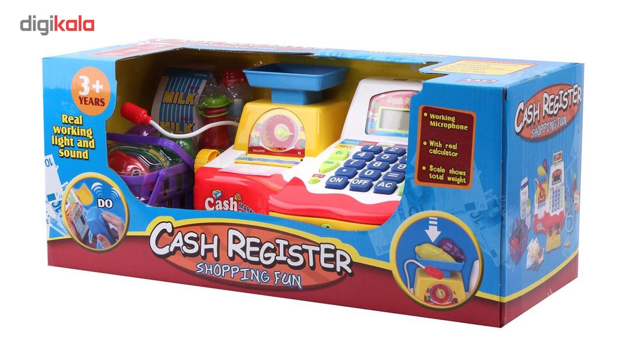 صندوق فروشگاهی اسباب بازی مدل Cash Register Red