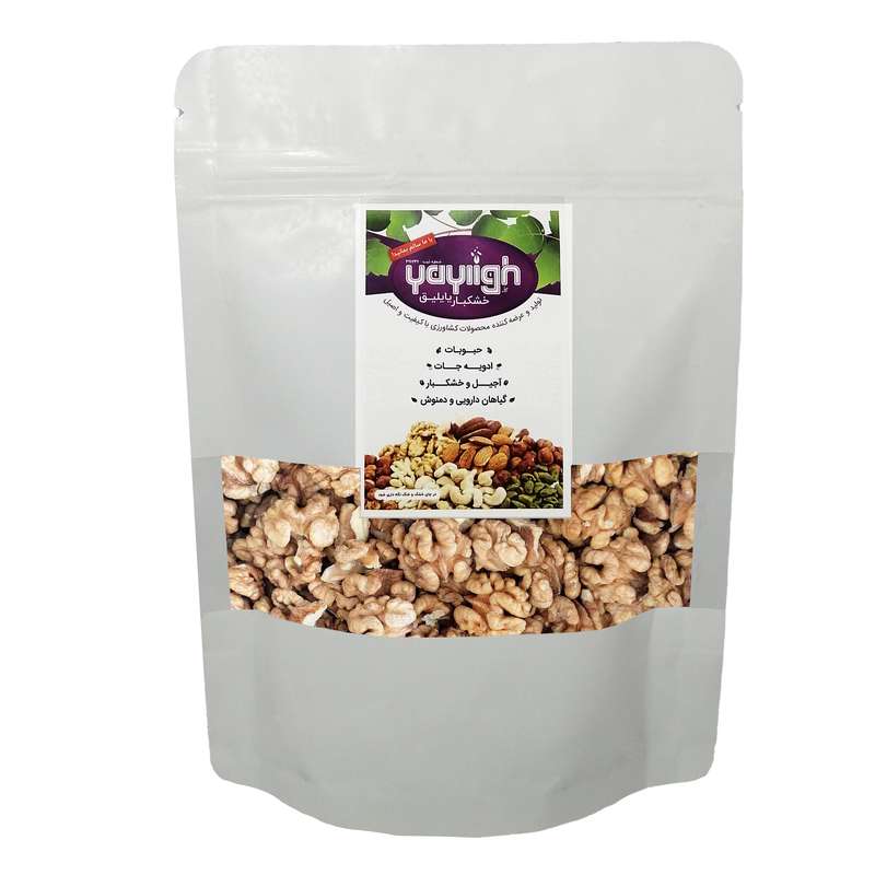 مغز گردو ممتاز یایلیق - 250 گرم بسته 2 عددی
