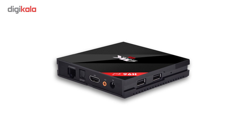 پخش کننده تلویزیون اندروید 32 گیگابایت مدل H96 Pro Plus به همراه ایرموس پخش کننده تلویزیون اندروید 32 گیگابایت مدل H96 Pro Plus به همراه ایرموس
