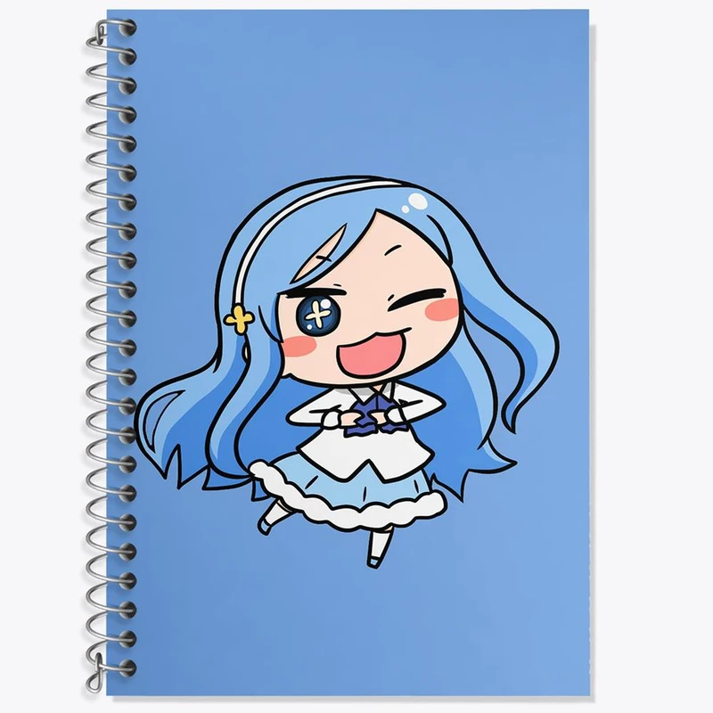 دفتر زبان 50 برگ خندالو مدل سه خط طرح تاچیبانا انیمه اوماروچان Umaru Chan کد 18496