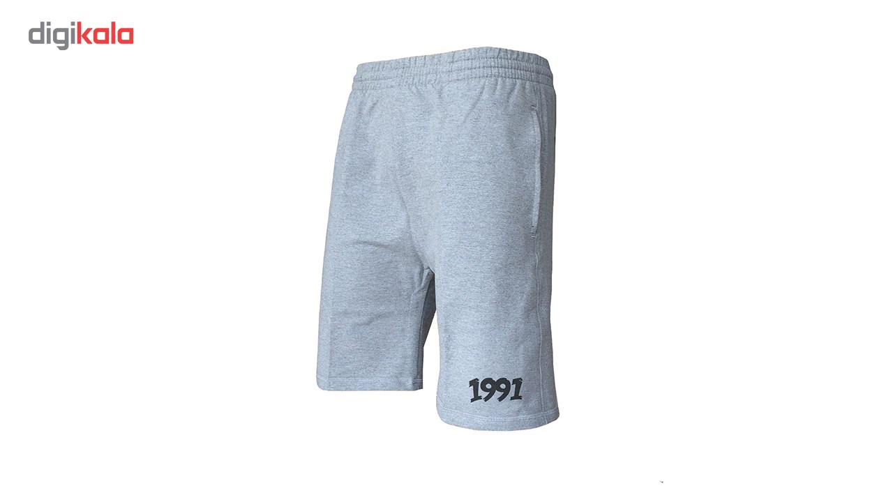 شلوارک ورزشی مردانه 1991 اس دبلیو مدل shorts Simplex Gray