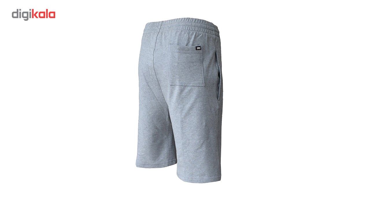 شلوارک ورزشی مردانه 1991 اس دبلیو مدل shorts Simplex Gray -  - 2