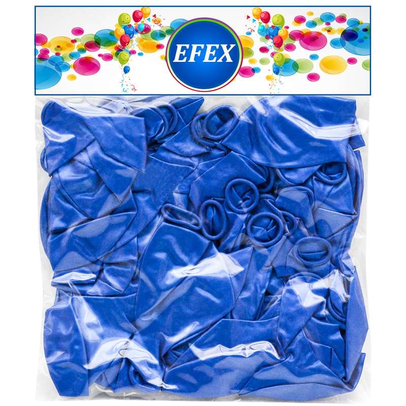بادکنک متالایز طرح 8 EFEX بسته 40 عددی بادکنک متالایز طرح 8 EFEX بسته 40 عددی