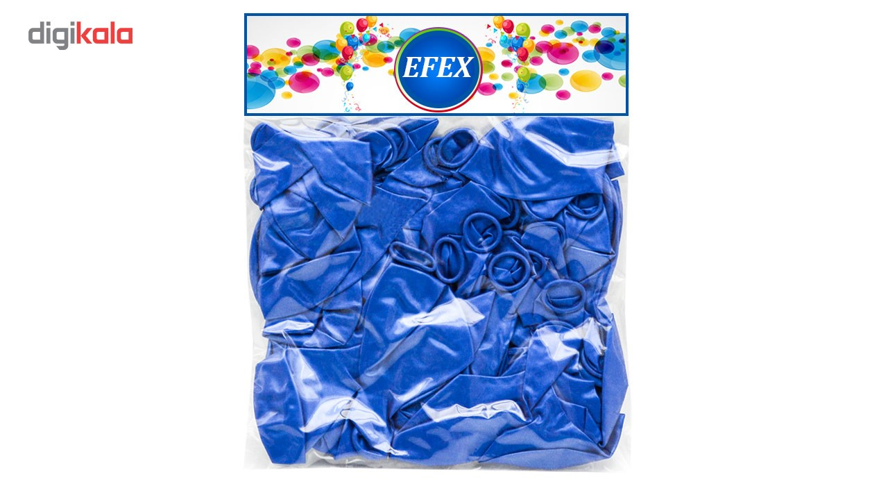 بادکنک متالایز طرح 8 EFEX بسته 40 عددی