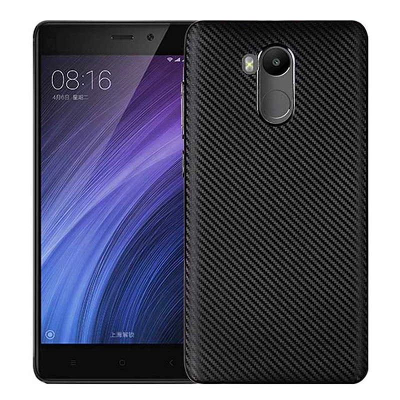 کاور محافظ ژله ای فیبر کربن مدل Slim مناسب برای گوشی شیائومی Redmi 4 Prime