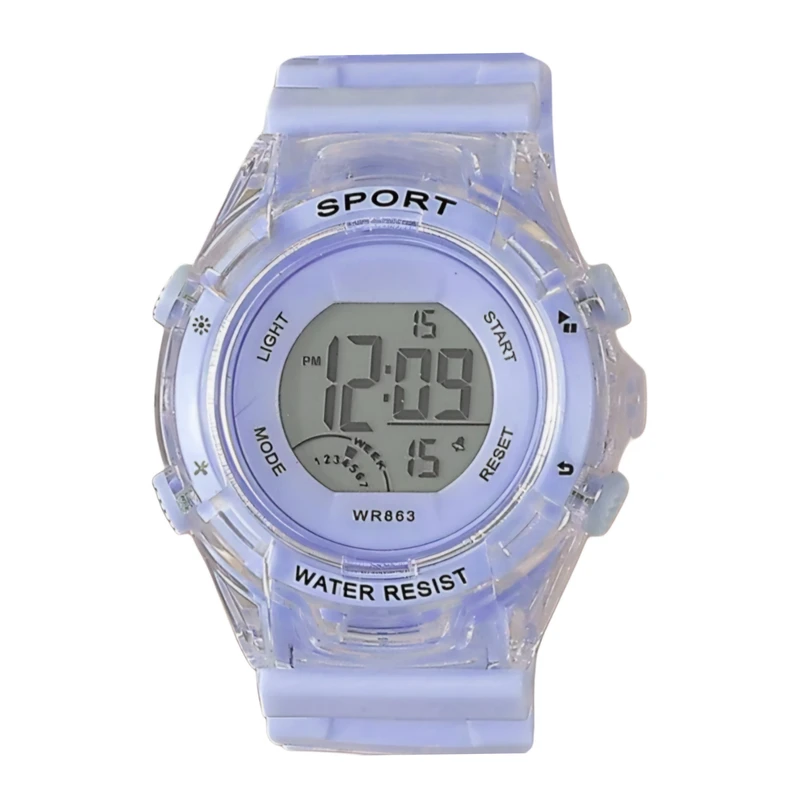 ساعت مچی دیجیتال بچگانه مدل  اسپرت تک زمانه بند پیو کرنومتر دار کد H8