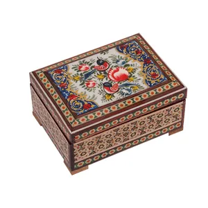 جعبه جواهرات خاتم کاری گالری گوهران مدل 500