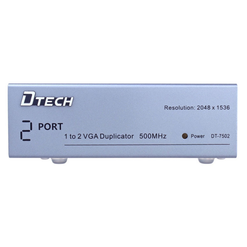 اسپلیتر VGA یک به دو پورت دیتک مدل DT-7502