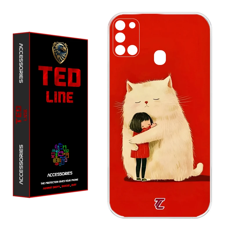 کاور تدلاین طرح گربه کد 1170 مناسب برای گوشی موبایل سامسونگ Galaxy A21S