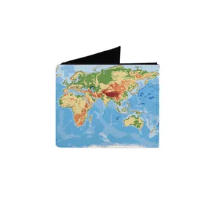 کیف پول مدل نقشه جهان کد 5005