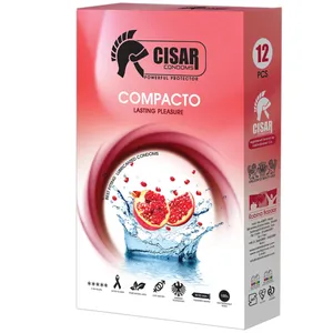 کاندوم سزار مدل Compacto بسته 12 عددی