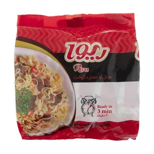 نودل با عصاره گوشت ریوا - 77 گرم بسته 5 عددی