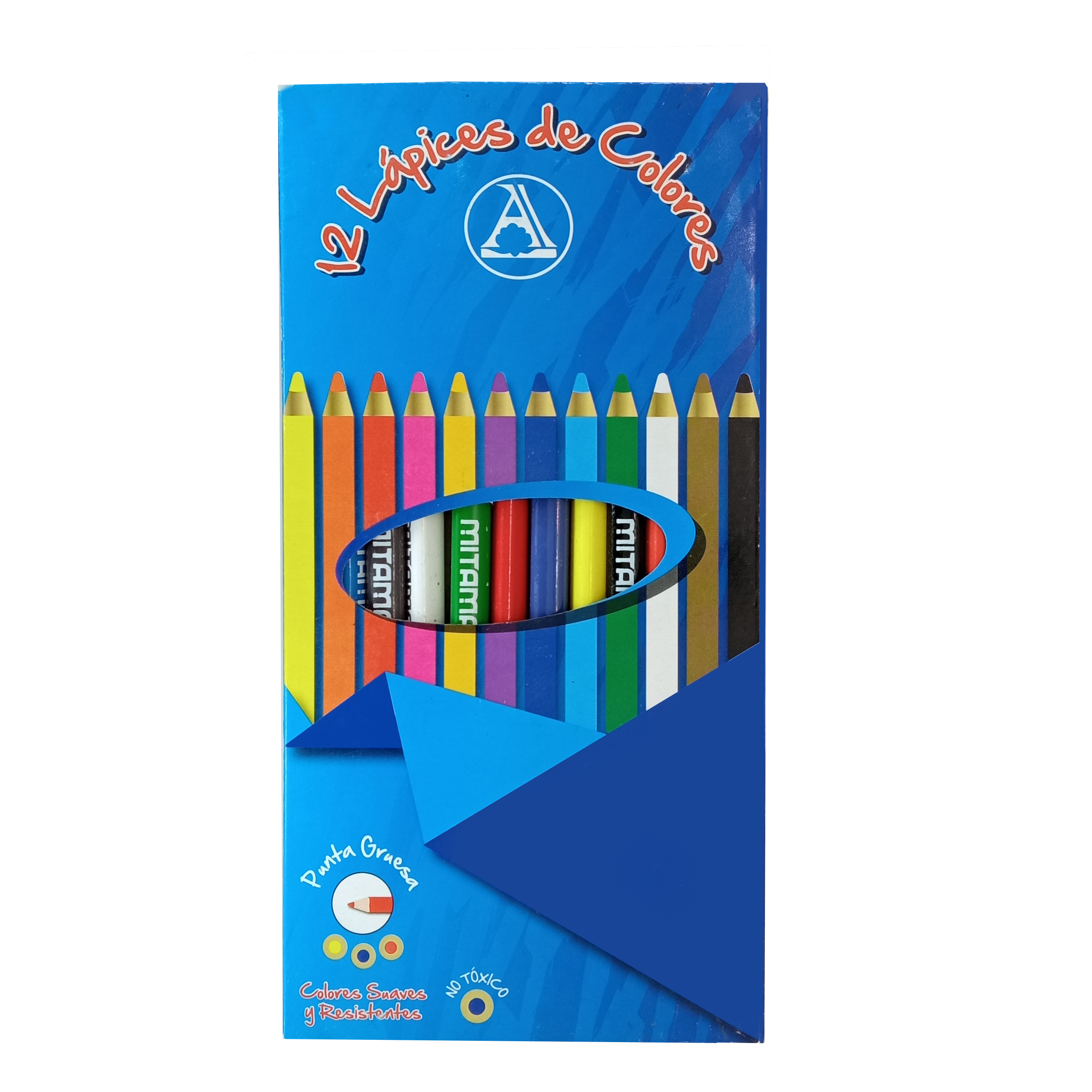  مداد رنگی 12رنگ میتاما مدل A