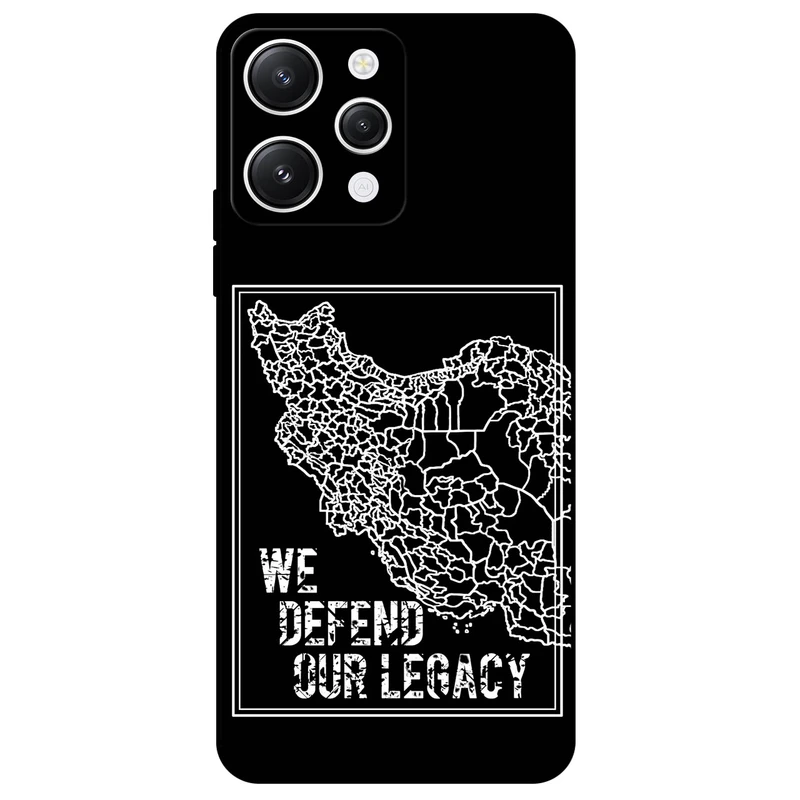 کاور مگافون طرح ایران مدل 1886 مناسب برای گوشی موبایل شیائومی Redmi 12 4G