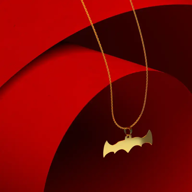 گردنبند طلا 18 عیار زنانه مدوپد مدل هالووین کد G3-1-1026