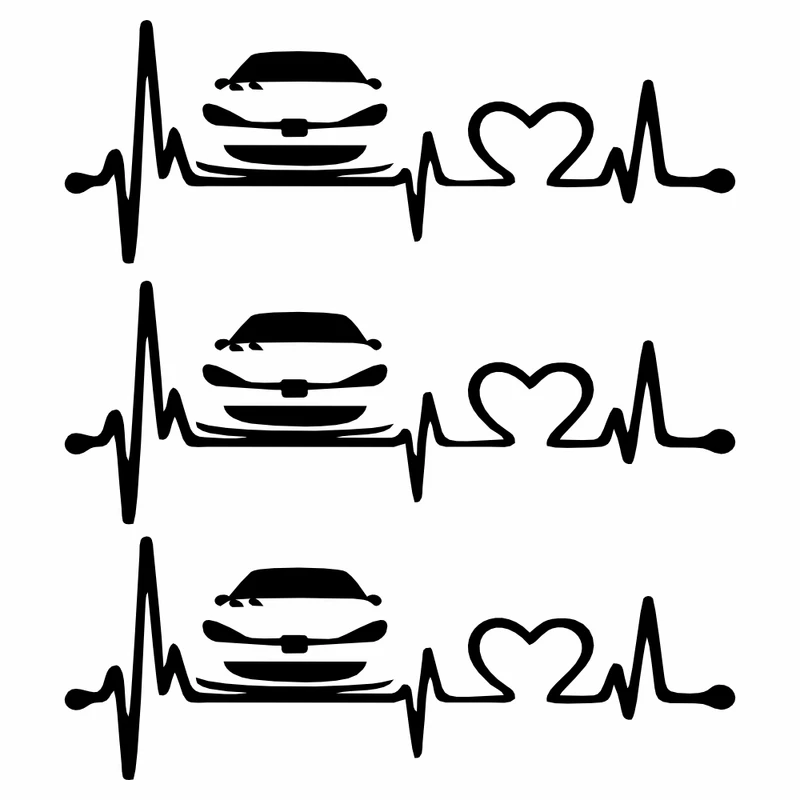 برچسب بدنه خودرو ماتریسیو طرح ماشین 206 کد M88 بسته 3 عددی