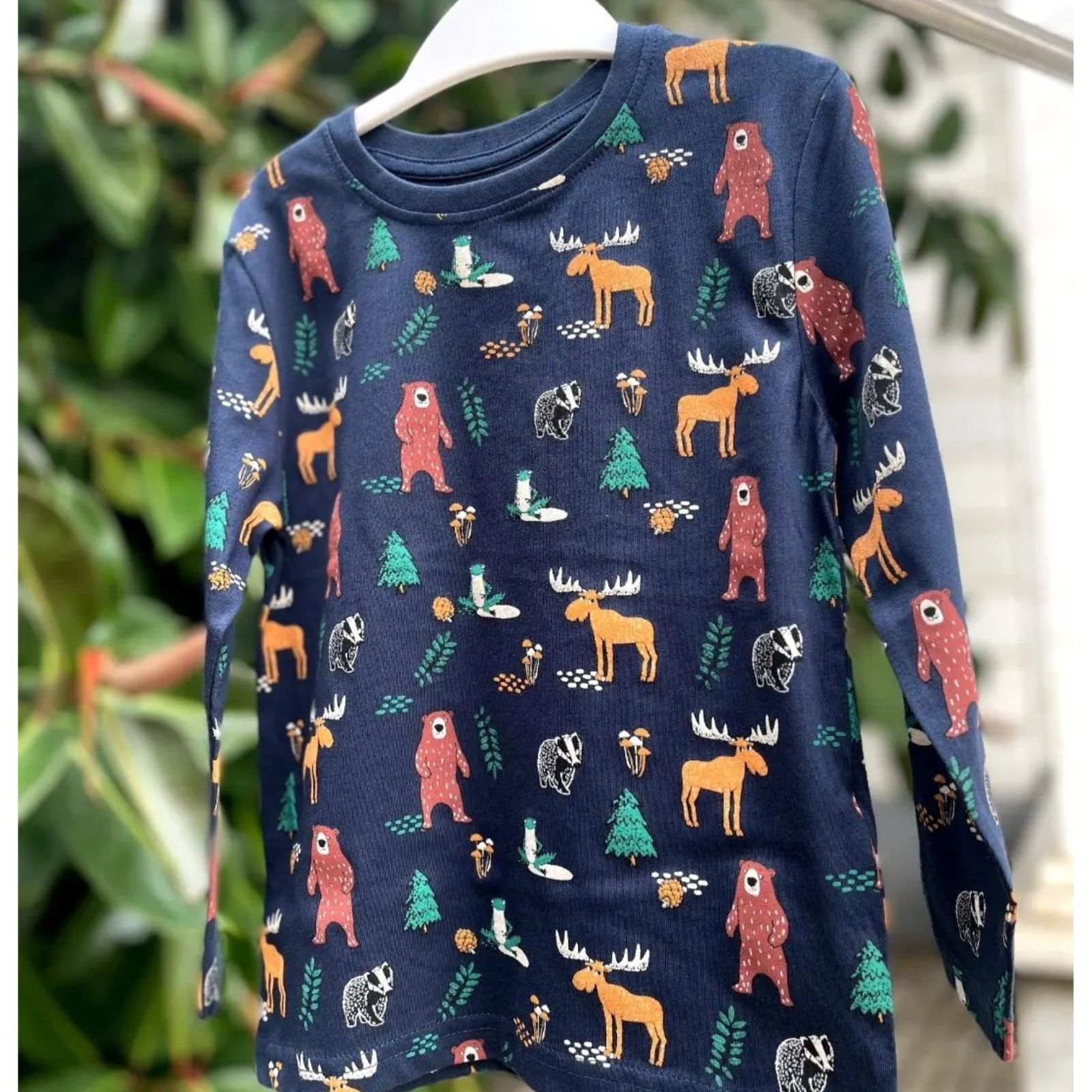تی شرت آستین بلند پسرانه پیریمارک مدل حیوانات جنگل کد 0367 -  - 3