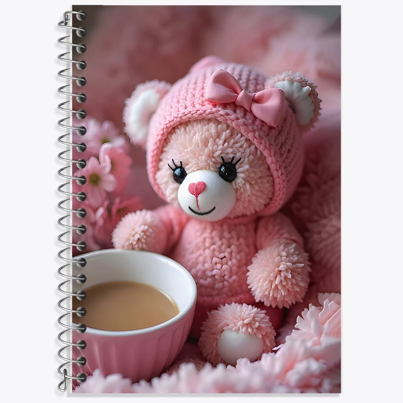 دفتر نت موسیقی 50 برگ خندالو طرح خرس کوچولو کد F6697