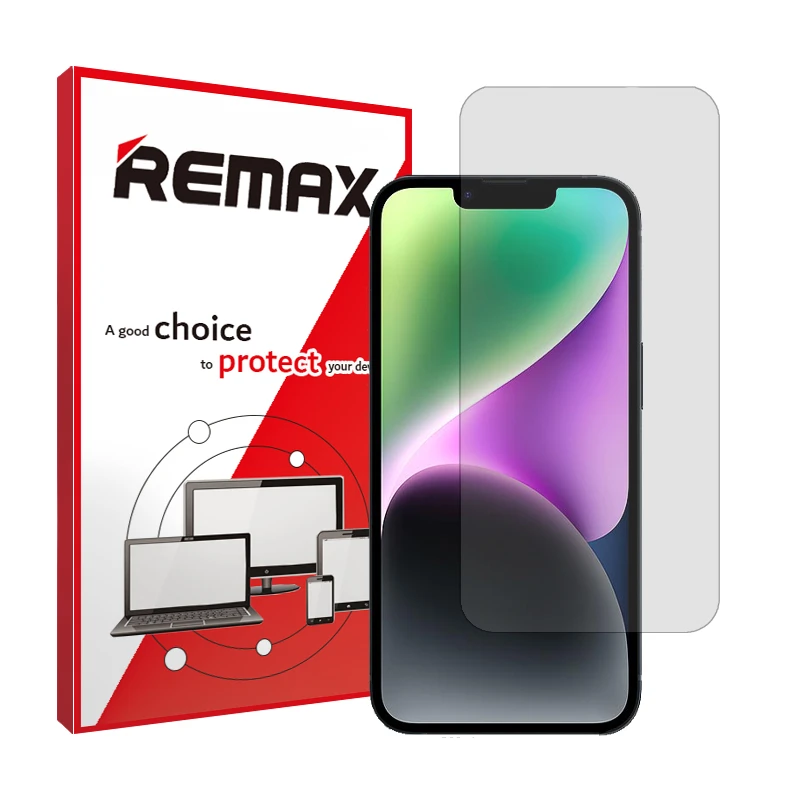 محافظ صفحه نمایش شفاف ریمکس مدل HyGEL مناسب برای گوشی موبایل اپل iPhone 14