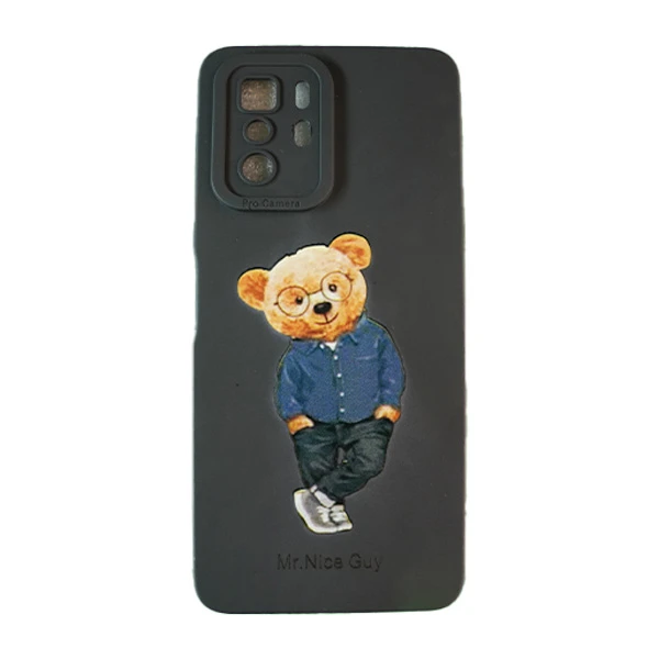 کاورمدل سیلیکونی طرح خرسی مناسب برای گوشی موبایل شیائومی Poco X3 GT