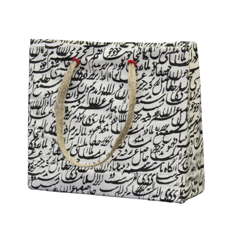 ساک خرید طرح سیاه مشق کد S2
