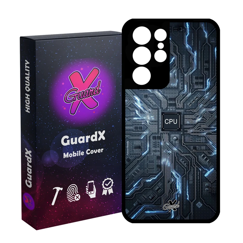 کاور گارد ایکس طرح CPU مدل Glass10504 مناسب برای گوشی موبایل سامسونگ Galaxy S21 Ultra