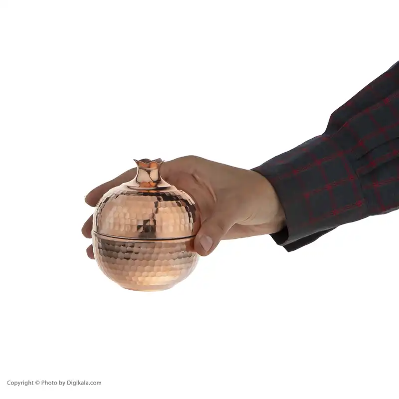 قندان مسی مس زنجان طرح انار مدل N75