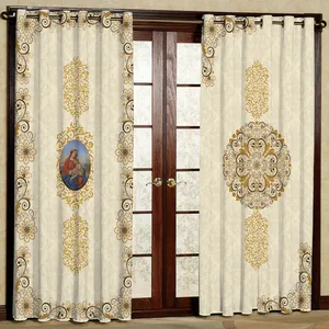 پرده مدل مخمل پانچی کد 1809aT2 سایز 200x140 سانتی متر