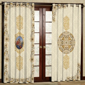 پرده مدل مخمل پانچی کد 1809aT2 سایز 200x140 سانتی متر