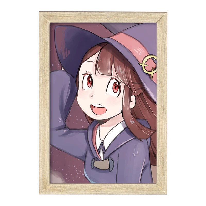 تابلو خندالو مدل اورسولا و اکو انیمه جادوگران کوچک Little Witch Academia  کد 22905