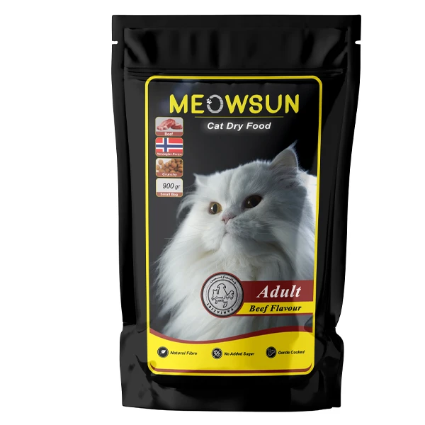 غذا خشک گربه بالغ پانیازیست مدل 01 طعم گوشت وزن 900 گرم