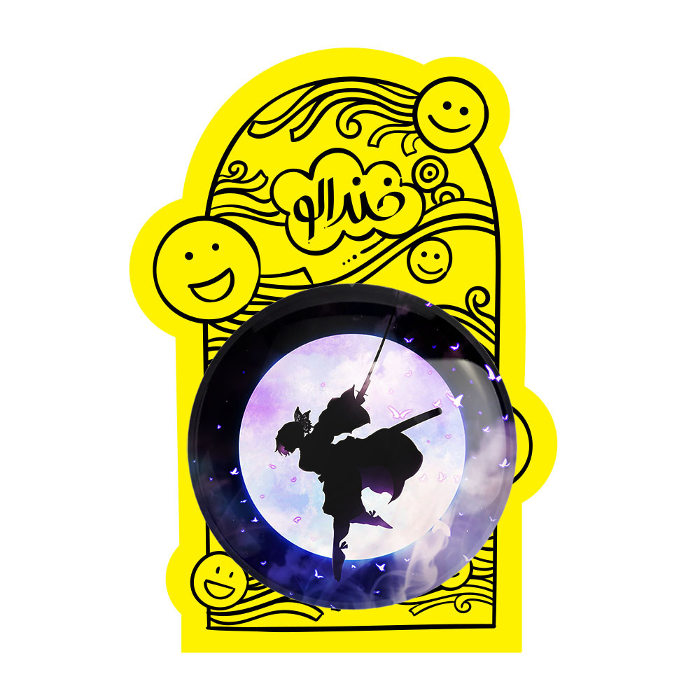 آینه جیبی خندالو مدل کانائه کاکوچو انیمه شیطان کش  کد 11461