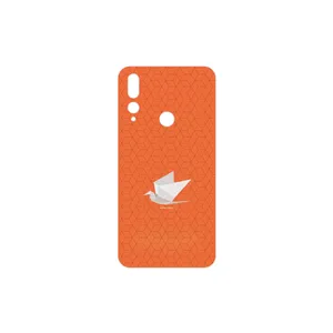 MAHOOT Minimalist origami bird Cover Sticker for Huawei Y9 Prime 2019