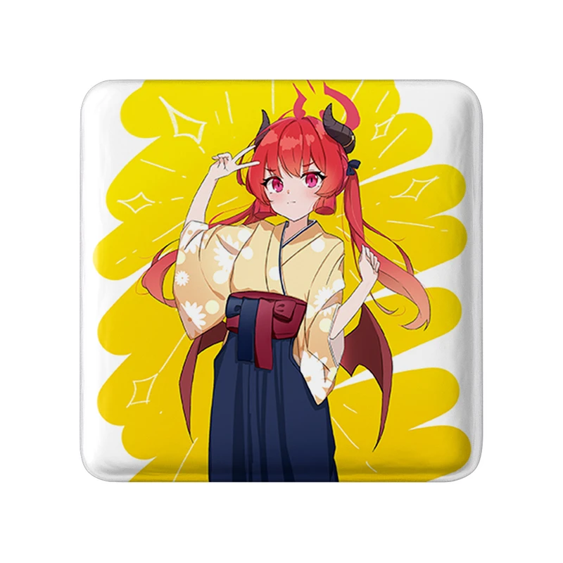 پیکسل خندالو طرح بازی آرشیو آبی (Blue Archive) مدل مربعی کد 34336