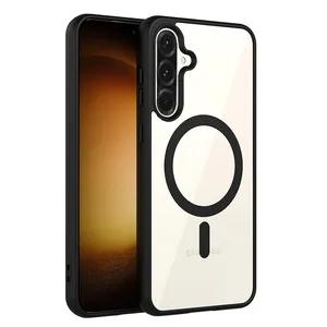 کاور مسیر مدل Silicone Magnetic Magsafe مناسب برای گوشی موبایل سامسونگ Galaxy A17