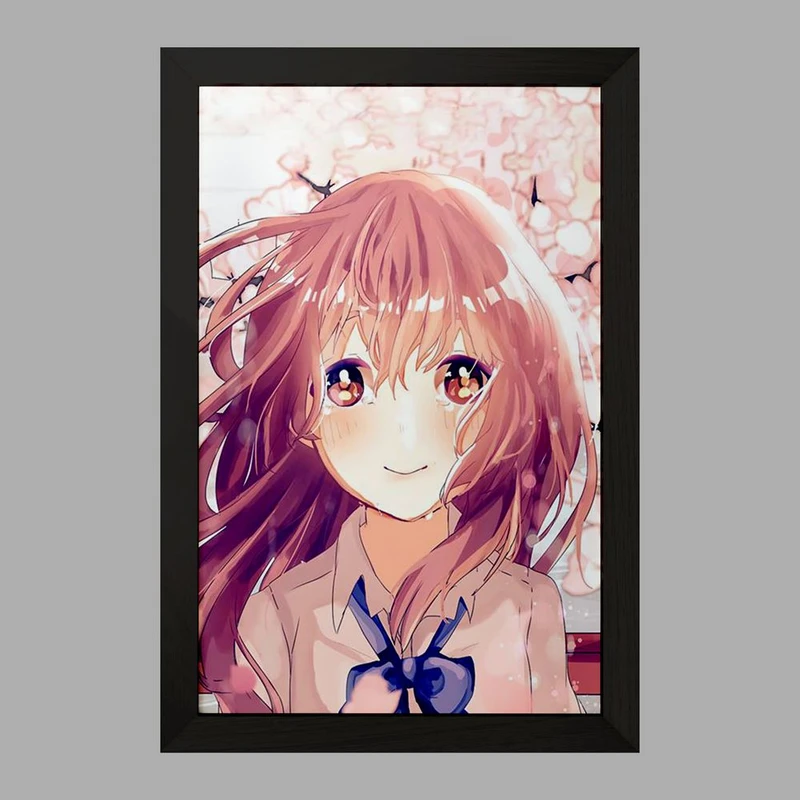تابلو خندالو مدل شوکو نیشیمیا انیمه سایلنت ویس A Silent Voice  کد 15777