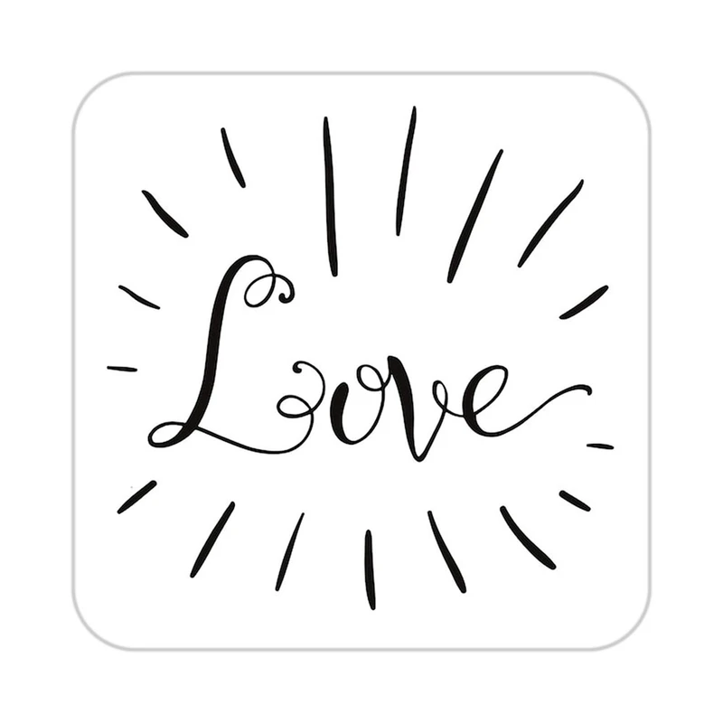 زیر لیوانی کاکتی طرح عاشقانه مدل mp39055