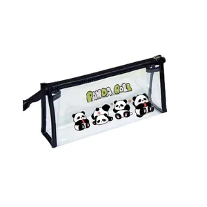 کیف لوازم آرایش زنانه مدل شفاف طرح پاندا کد ۴