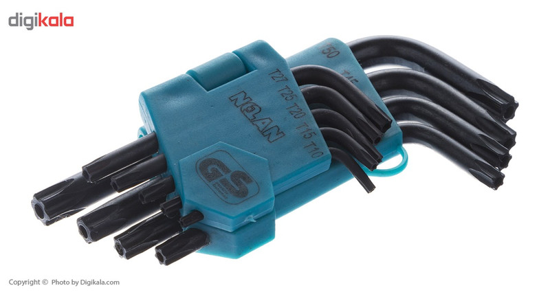 مجموعه 9 عددی آچار ستاره‌ ای نولان مدل 003