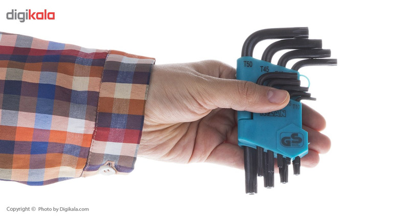 مجموعه 9 عددی آچار ستاره‌ ای نولان مدل 003