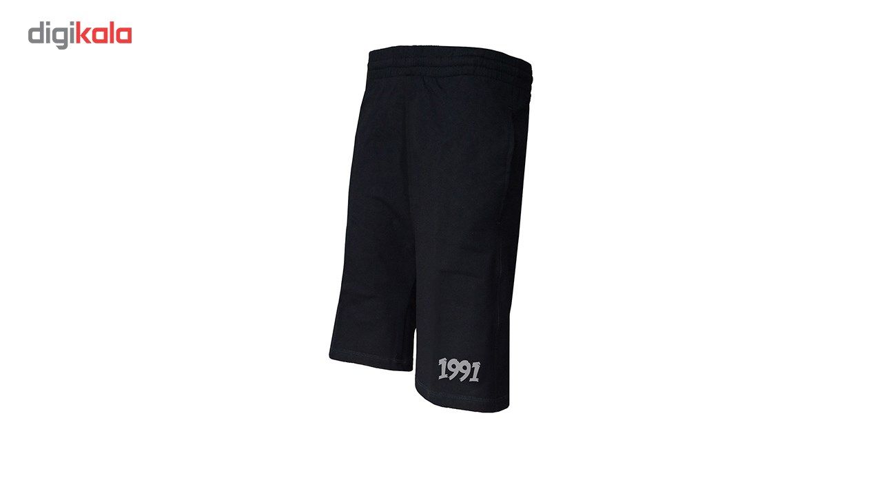 شلوارک ورزشی مردانه 1991 اس دبلیو مدل shorts Simplex Black -  - 2