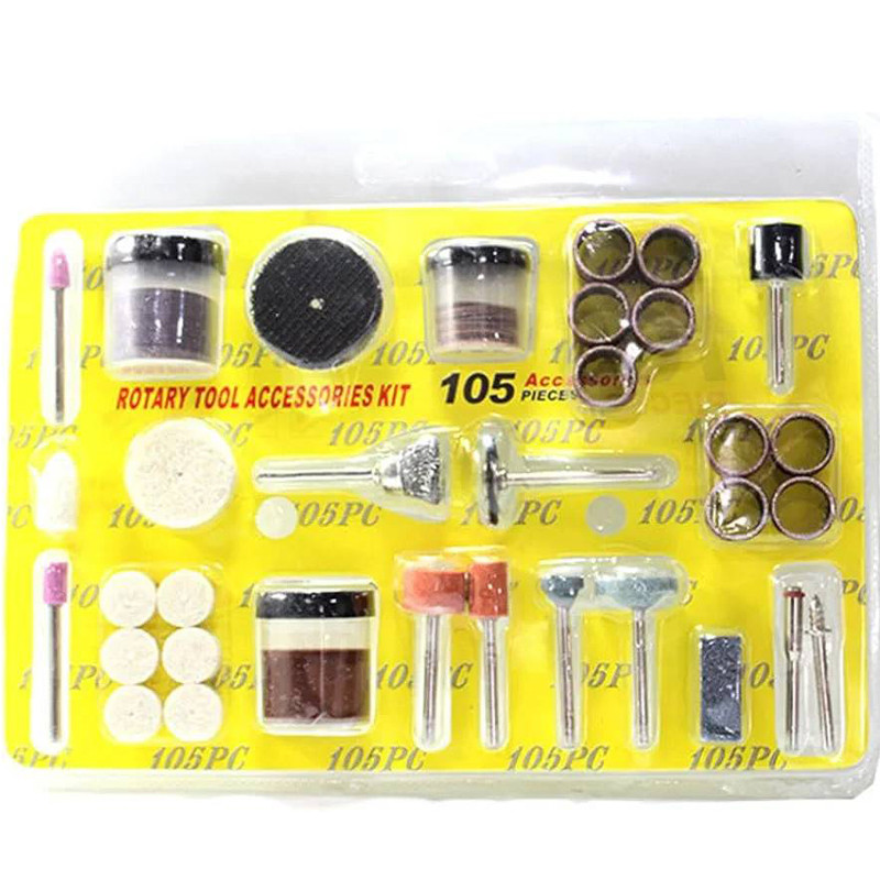 سری فرز انگشتی مدل 105pc مجموعه 105 عددی