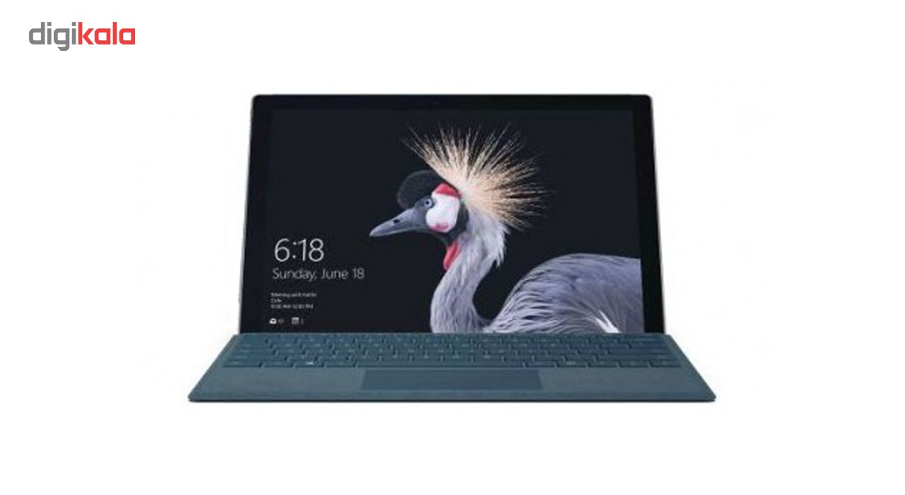 تبلت مایکروسافت مدل Surface Pro 2017 - D به همراه کیبورد مشکی مایکروسافت و محافظ صفحه نمایش Maroo - ظرفیت 256 گیگابایت