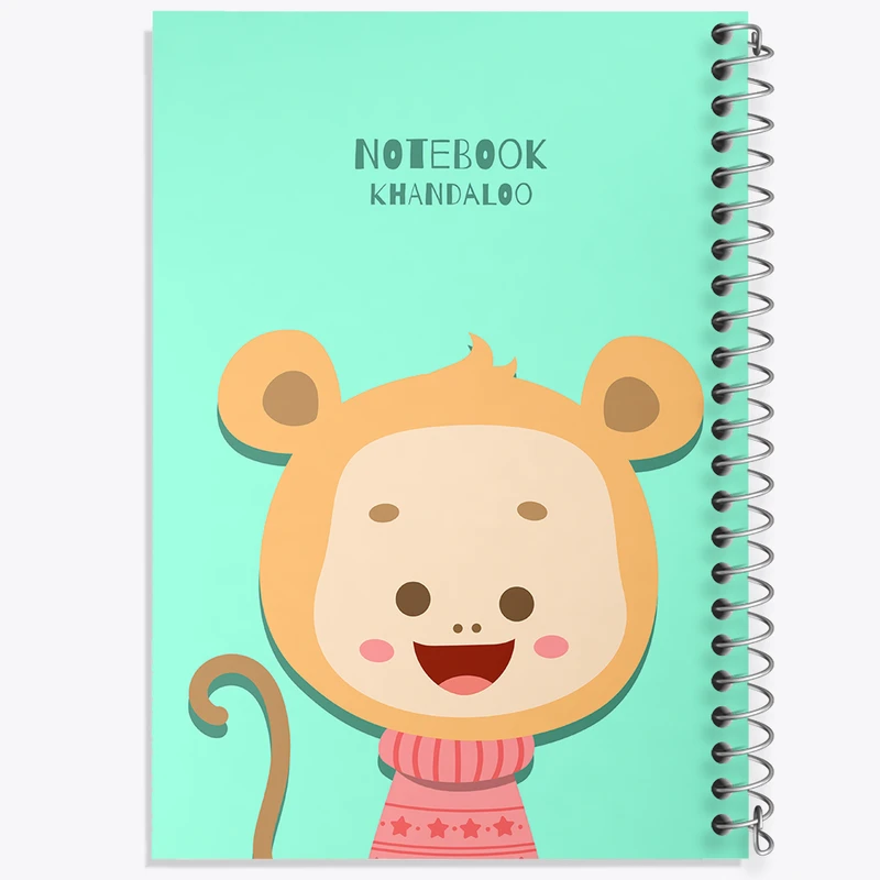 دفتر لیست خرید 50 برگ خندالو طرح میمون بامزه کد N1113