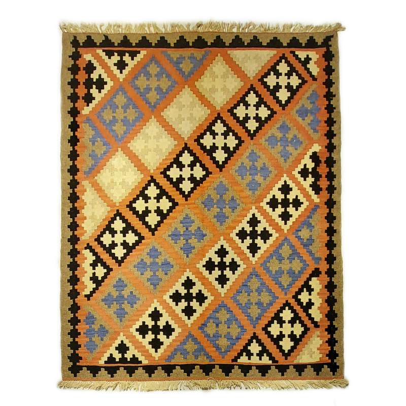 گلیم دستبافت سه متری طرح شیرازی کد 2001506