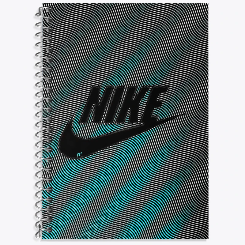 دفتر زبان 50 برگ خندالو مدل سه خط طرح نایک (Nike) کد N4486