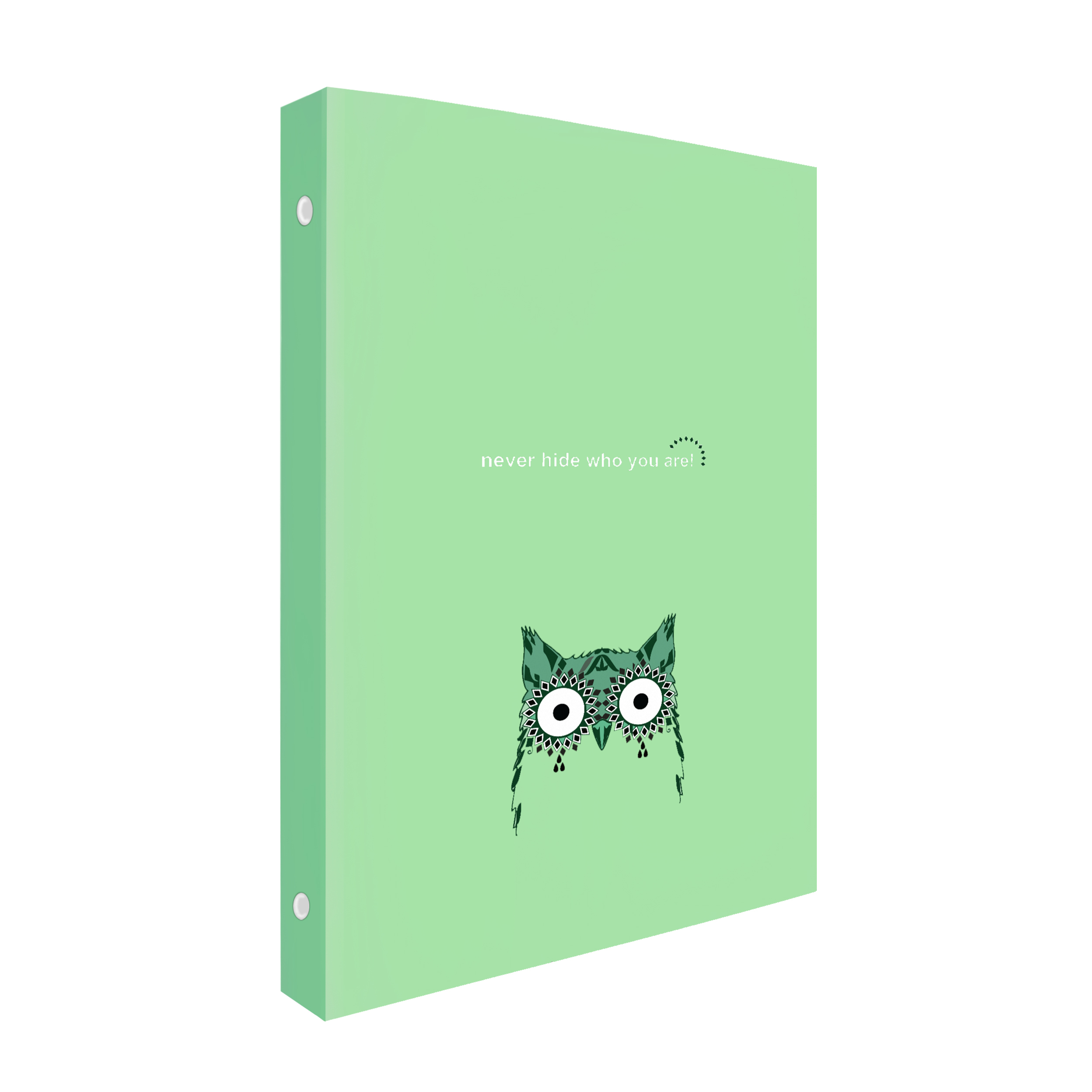 دفتر کلاسوری 100 برگ پدیده نقش مدل 26 حلقه طرح جغد